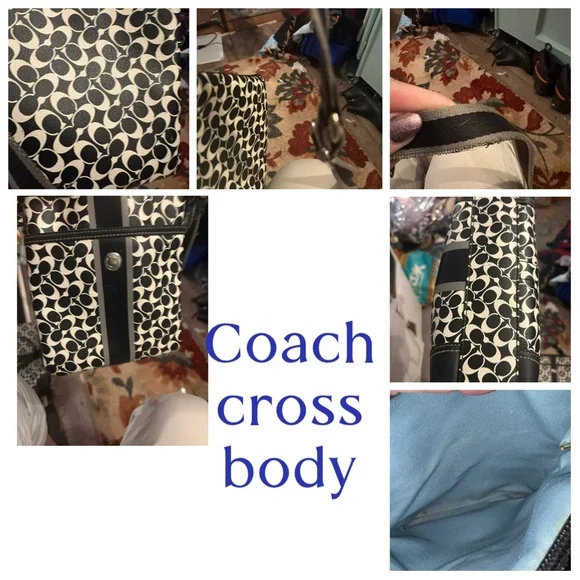 Coach Heritage Chelsea Signature Striped tote & Crossbody - Picture 3 of 11